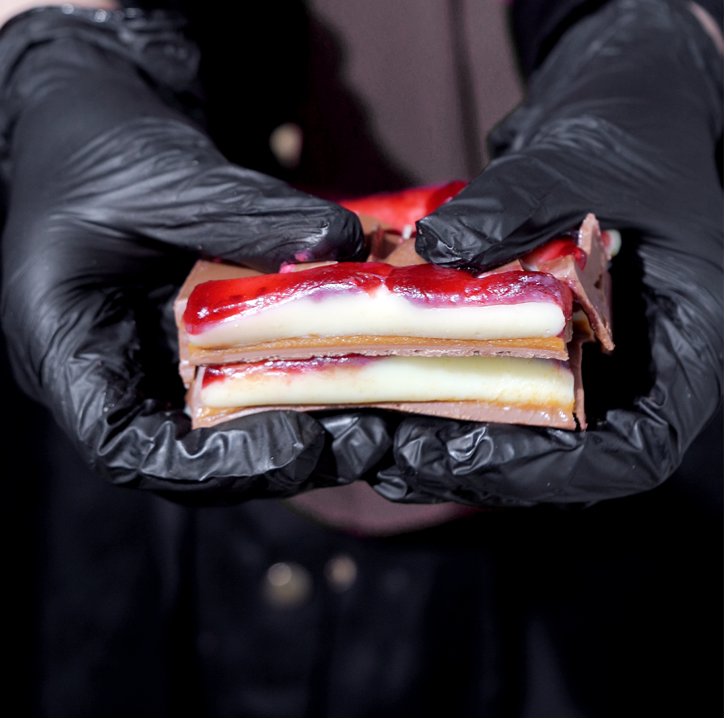 Tablette Cheesecake framboise + spéculoos